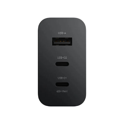 Nothing Gan Power Adapter - 65W / USB-A / USB-C / Dark Grey