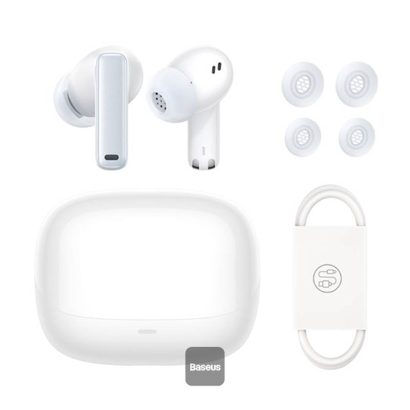 Baseus Bowie M2s True Wireless Earbuds - Moon White