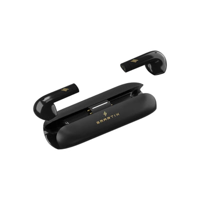 Smartix U-Slim Semi-In-Ear True Wireless Earbuds - Bluetooth / 300mAh / Black