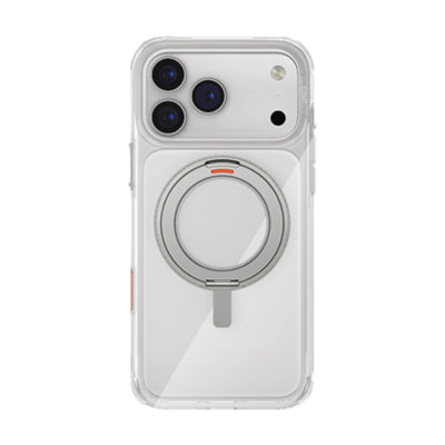 UNIQ Hybrid SWIVIX with 360 Rotating KickStand Case For Apple iPhone 17 Pro - Lucent Clear