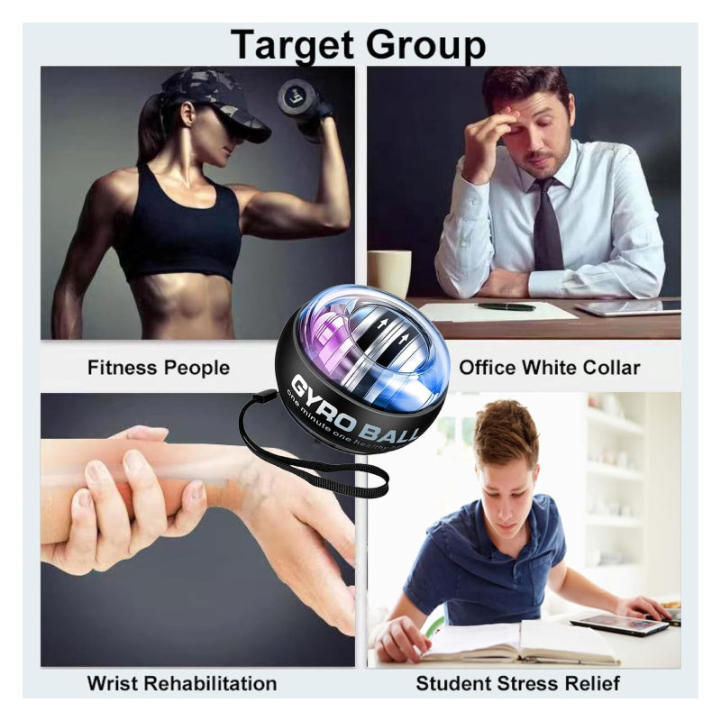 GYRO Ball Wrist Exerciser - Color Challenge