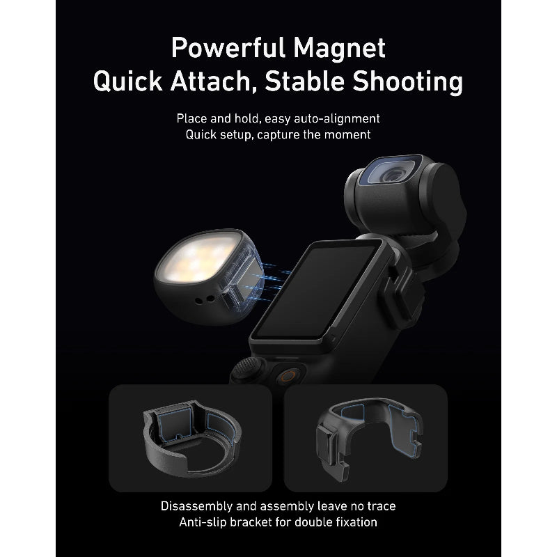 TELESIN Dual Mini Fill Light Set for DJI Osmo Pocket 4/4P