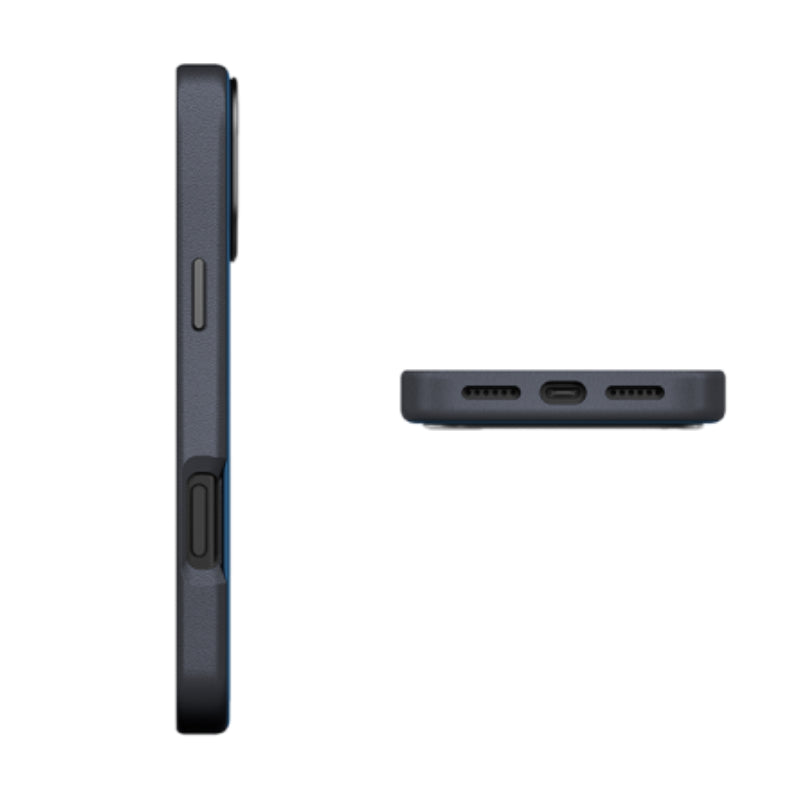 UNIQ Hybrid Lyden DS Magclick Charging Case for Apple iPhone 17 Pro Max - Steel Blue/Charcoal