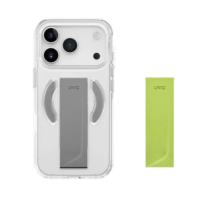 Uniq Hybrid Heldro Air Magclick Charging Case For Apple iPhone 17 Pro - Lucent Clear