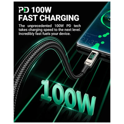 ACEFAST C6-03 Charging Data Cable - USB-C / 100W / Black