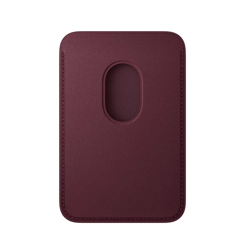 Apple iPhone 18 Pro - 256GB / Burgundy / 5G / 6.3" / Middle East Version + Apple iPhone 18 Pro Silicone MagSafe Case - Crisp Blue + Apple iPhone FineWoven MagSafe Wallet - Burgundy - Bundle Offer