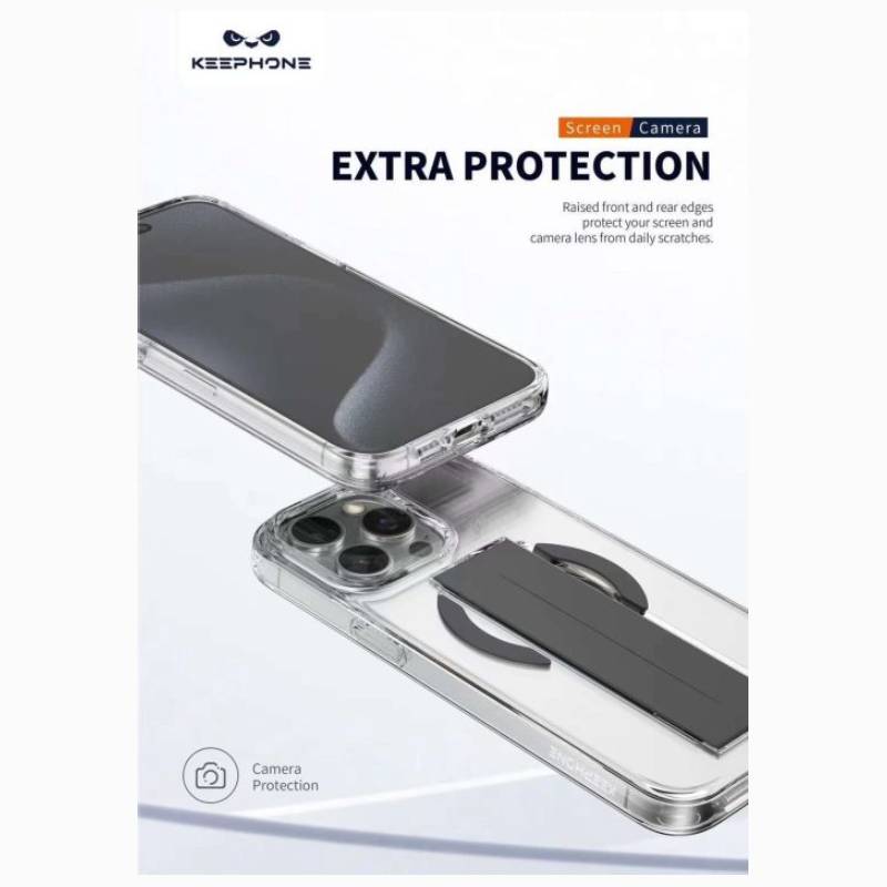 KEEPHONE Maggrip ماج سيف حافظة - ابل ايفون 16 برو ماكس / أسود اكسسوارات > هواتف & تابلت > هواتف و