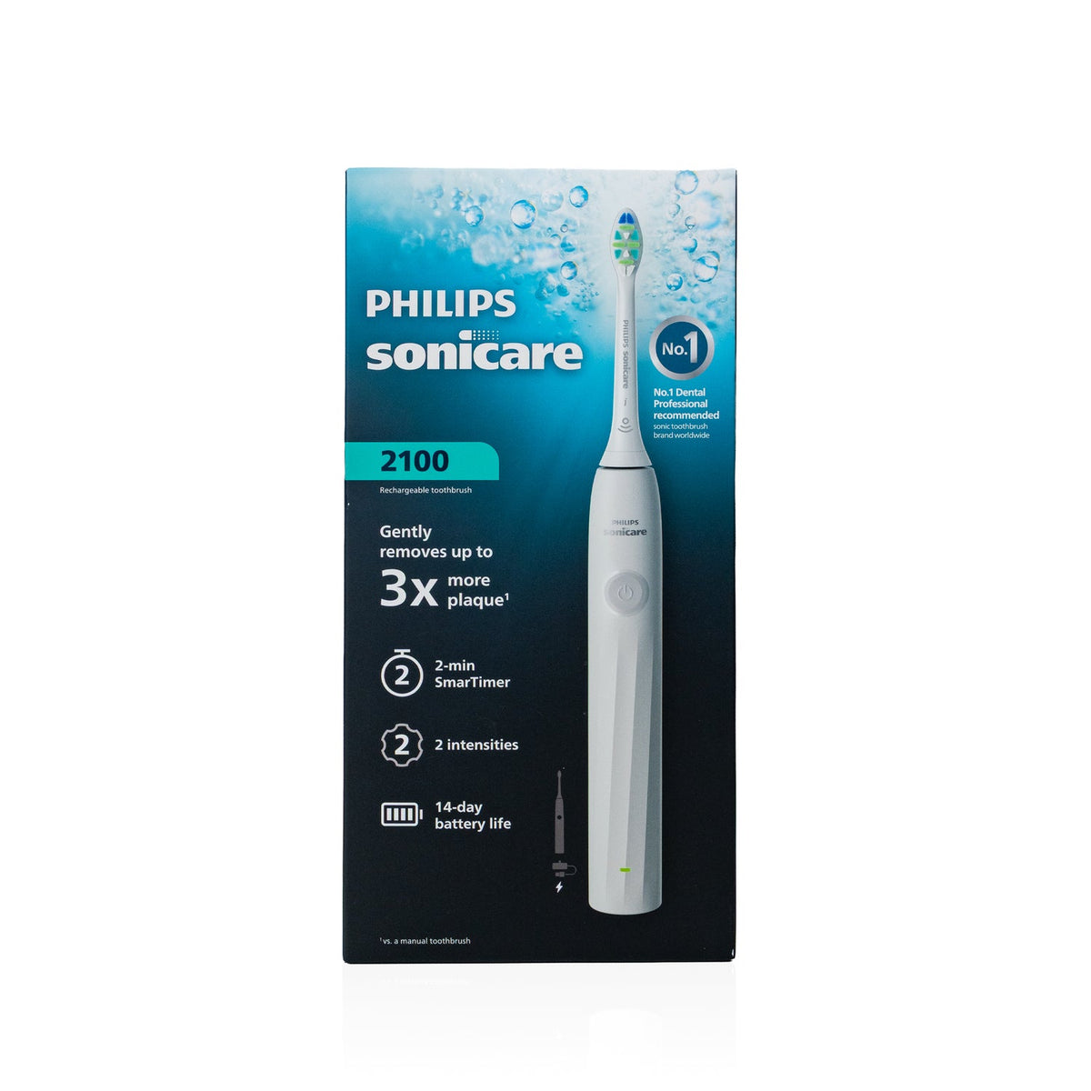 Philips Sonicare Rechargeable Toothbrush 2100 Series - White
