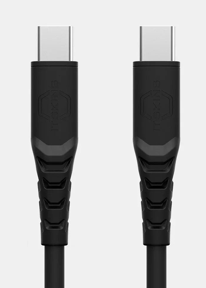 Itskins Spectrum Braided Cable - 60W / USB-C / 1.2 Meter /Black