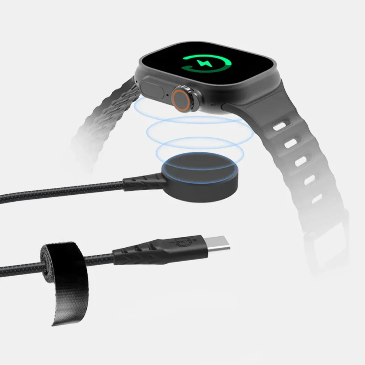 Itskins Hybrid Magnetic Pod Cable to USB-C - Black