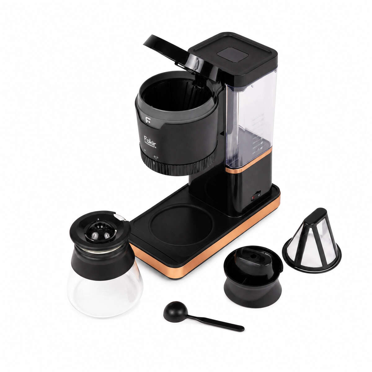 Fakir Aroma Gourmet Filter Coffee Machine - Black Copper