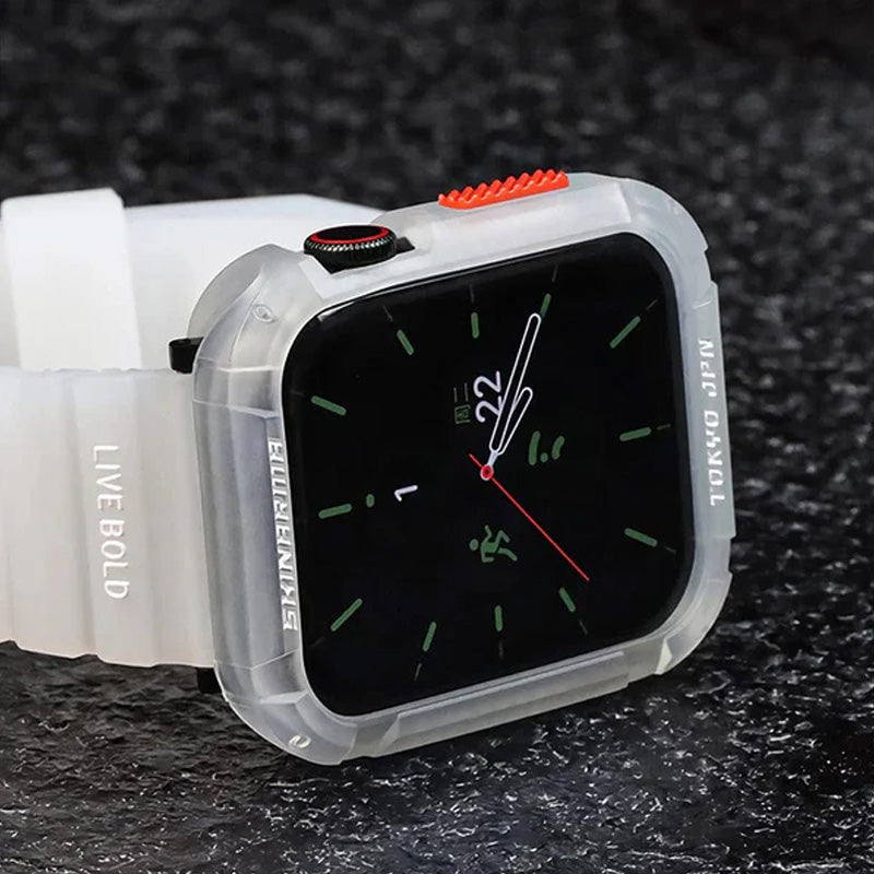 SKINARMA Kurono Apple Watch Ultra Protection Case - 44mm / 45mm / Frost Accessories > Smart Watches