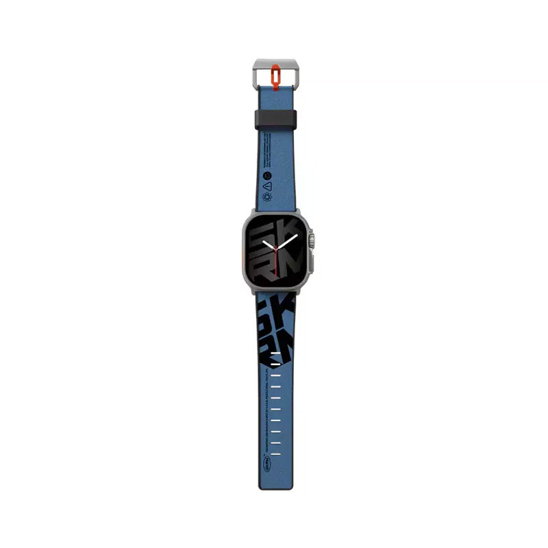 SKINARMA Apple Watch Ultra 49mm Spunk Silcone Strap - Blue Accessories > Smart Watches