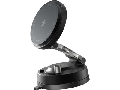 Statik HyperMount Pro Vacuum Magnetic NanoSuction Phone Mount with Wireless charging - Black