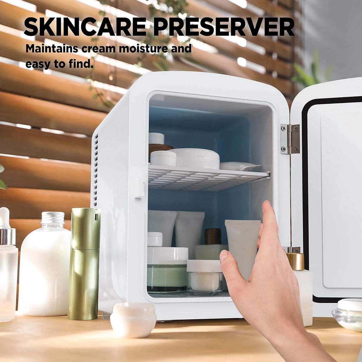 Silonn Mini Fridge - White