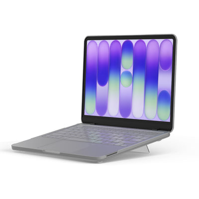 Smartix Ultraguard Frosted Transparent Shell with Stand for MacBook Neo 13"