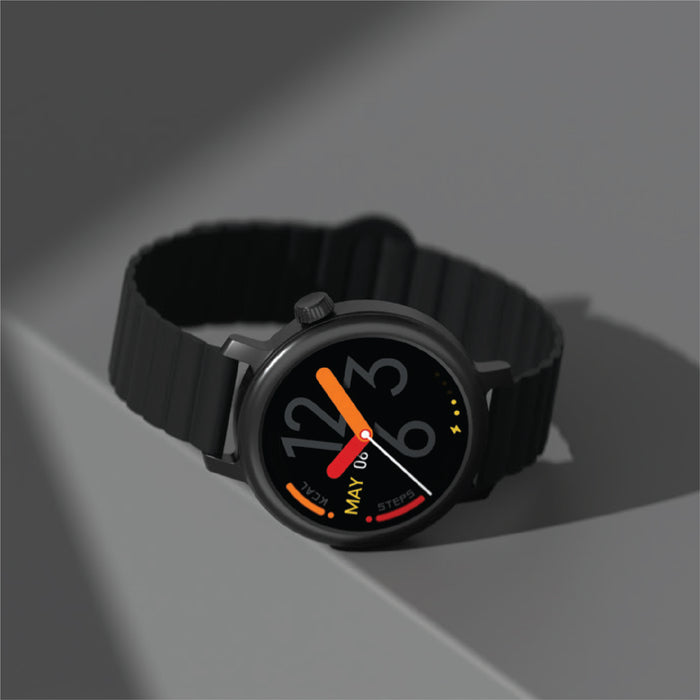 ساعة ذكية Smartix AURA ساعة ذكية شاشة AMOLED مقاس 1.32 بوصة / بلوتوث بطارية 250 مللي أمبير / أسود