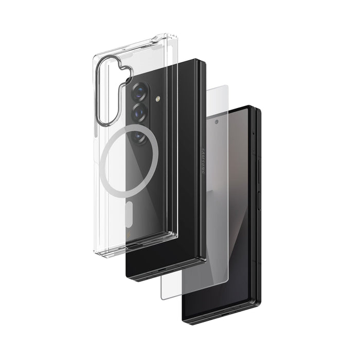 Smartix Ultraguard Magnetic Bundle for Samsung Galaxy Z Fold 7 - Clear