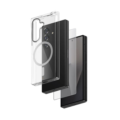 Smartix Ultraguard Magnetic Bundle for Samsung Galaxy Z Fold 7 - Clear