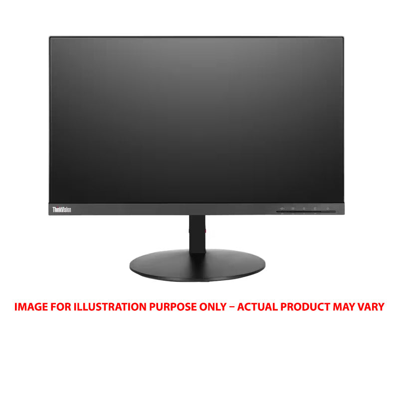 Lenovo ThinkVision T22i-10 Monitor - 21.5" / VGA / DisplayPort / HDMI / Black - Pre-Owned