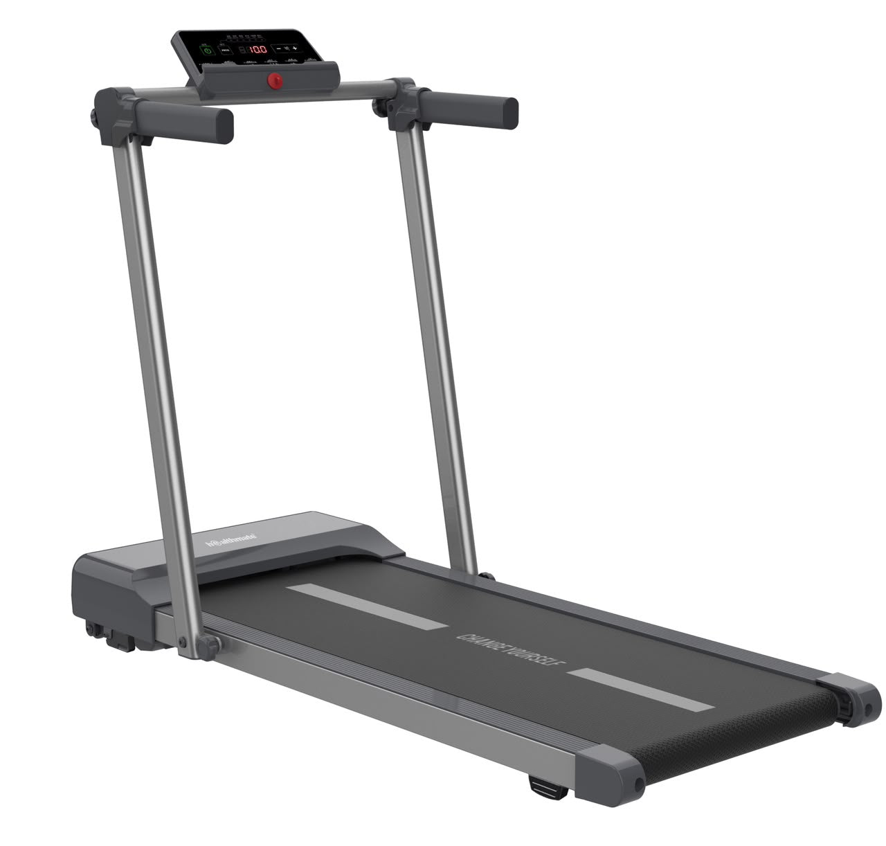 HSM Smart Foldable Home Treadmill - Black Grey