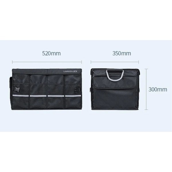 UGREEN Car Trunk Organizer - 55L / Black