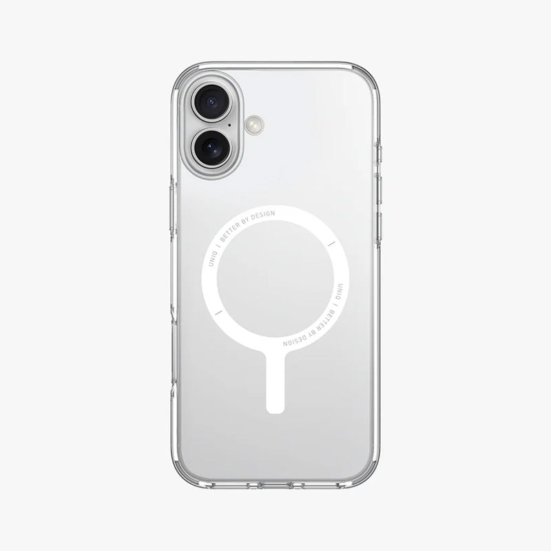 Uniq Hybrid Iphone 16 (2024) 6.1 Magclick Charging Clario (Eco) - Lucent (Clear) Accessories > Mobiles & Tablets >