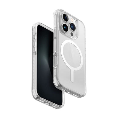 UNIQ Hybrid iPhone 16 Pro (2024) Case 6.3 Magclick Charging Combat (Luminous) - Lume-White Accessories > Mobiles &