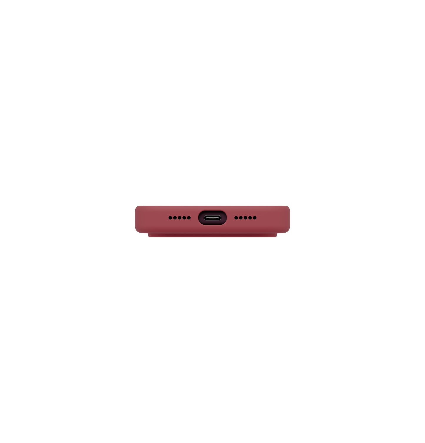 Uniq Hybrid Lino MagSafe Case for iPhone 18 Pro Max - Cranberry Red