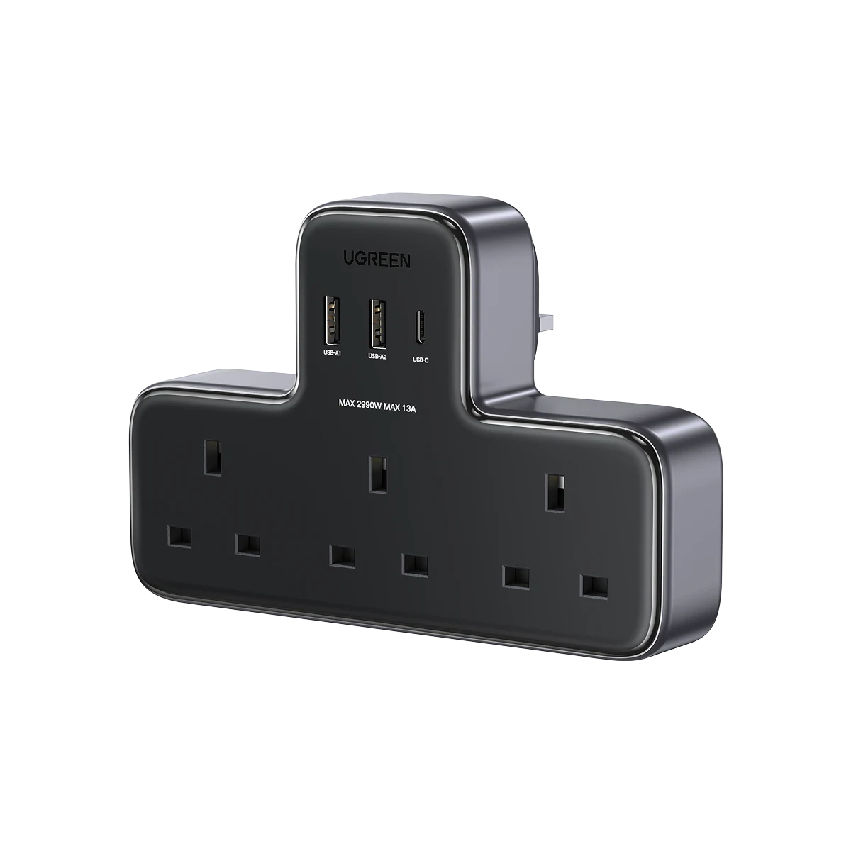 UGREEN Outlet Extender - 30W / Black