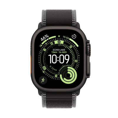 Apple Watch Ultra 3 - LTPO OLED / 64GB / 49mm / Bluetooth / Wi-Fi / Cellular / Small/Medium / Black Titanium Case with