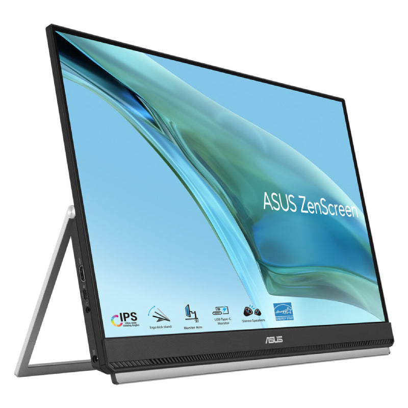 آسوس ZenScreen MB249C المحمولة شاشة المحمولة - 24 بوصة FHD / 5 مللي ثانية / 75 هرتز / يو اس بيإتش دي إم أي 1.4 - المحمولة شاشة المحمولة