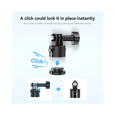 محول TELESIN Quick Release كاميرات الحركة