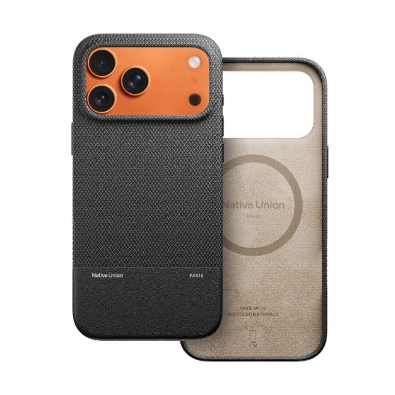 نيتف يونيون (RE) حافظة ابل لـايفون 17 برو ماكس أسود - حافظة كلاسيكية لـايفون 17 برو ماكس أسود