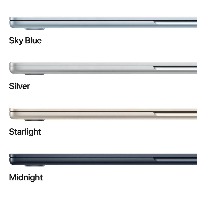 Apple MacBook Air - 15.3" / M5 / 10-Core CPU / 10-Core GPU / 16GB RAM / 512GB SSD / Arb/Eng / Sky Blue / 1YW (Z1LZ0010K)
