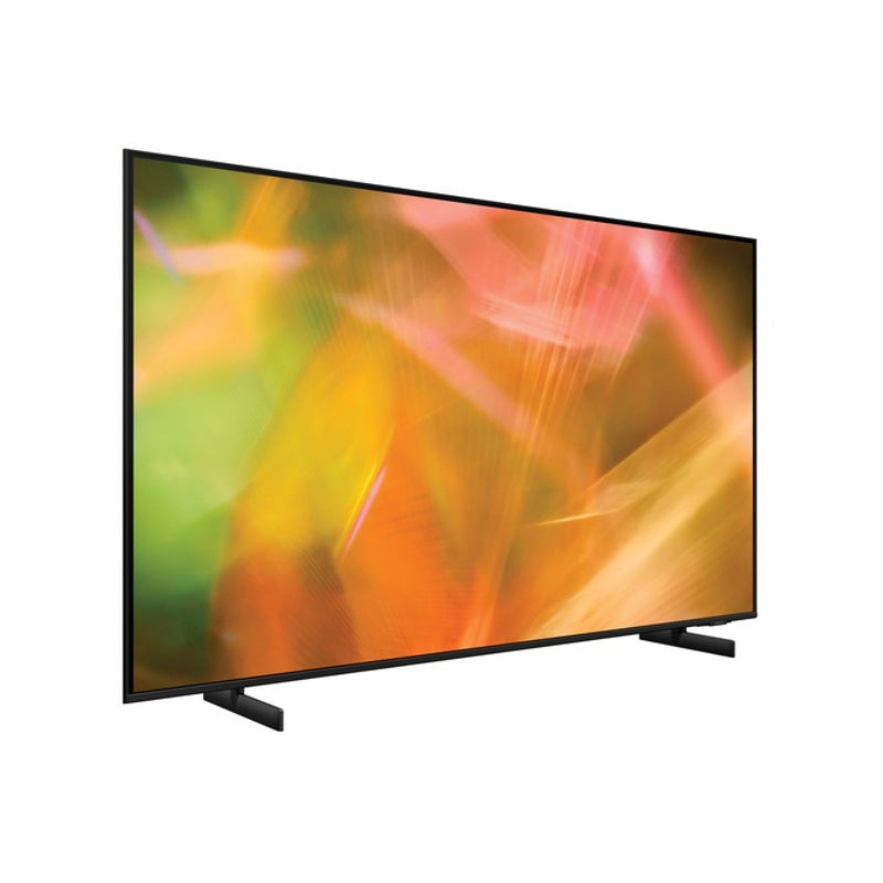تلفزيون سامسونج ذكي سامسونج بوصة AU8000 Crystal UHD 4Kتلفزيون 85 بوصة UHD 4K / يو اس بي إتش دي إم أي إيثرنت / أسود