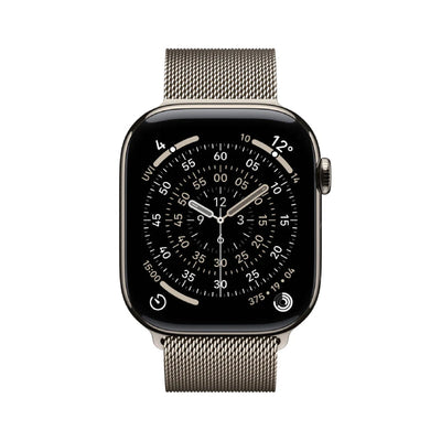 Apple Watch Series 11 - LTPO OLED / 64GB / 46mm / Bluetooth / Wi-Fi + Cellular / Small/Medium / Natural Titanium Case