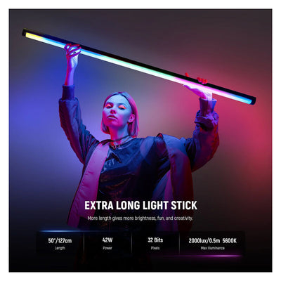 NEEWER TL120C 42W RGB Tube Light with APP/2.4G/DMX Control