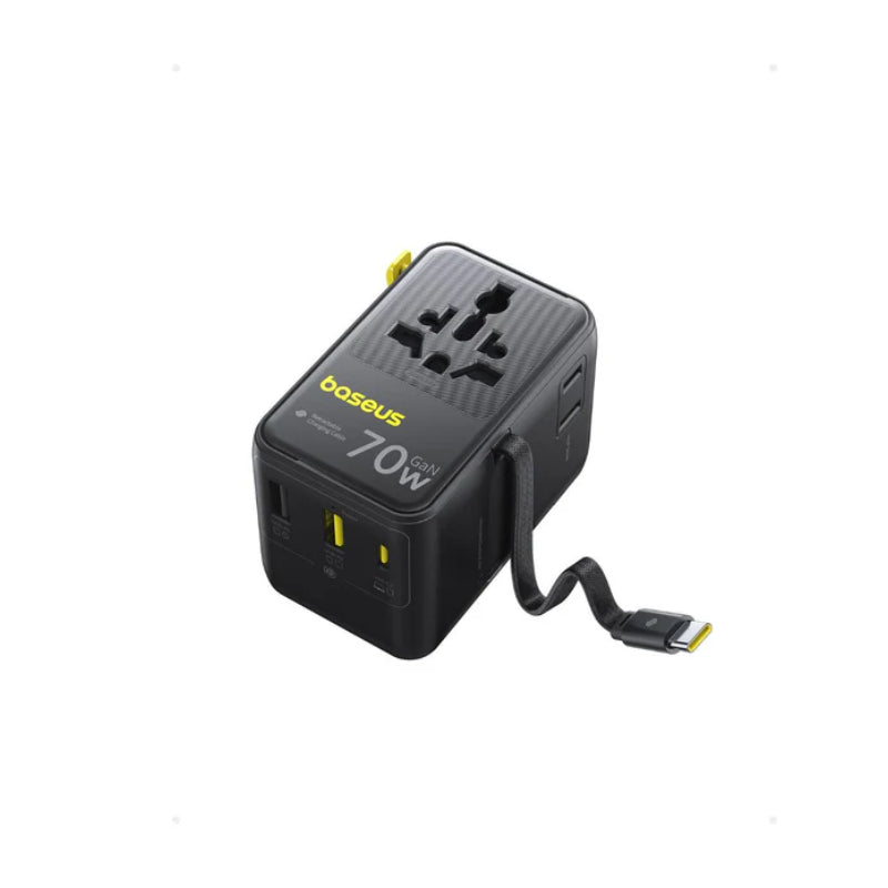 Baseus EnerCore CG11 Universal Travel Adapter - 70W / Black