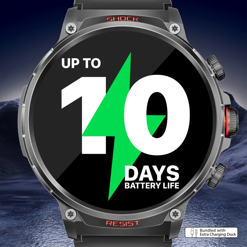 PROMATE Tough-Built Fitness Tracker Smartwatch with BT Calling