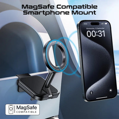 PROMATE 360° Rotatable MagSafe Smartphone Clip-on Mount