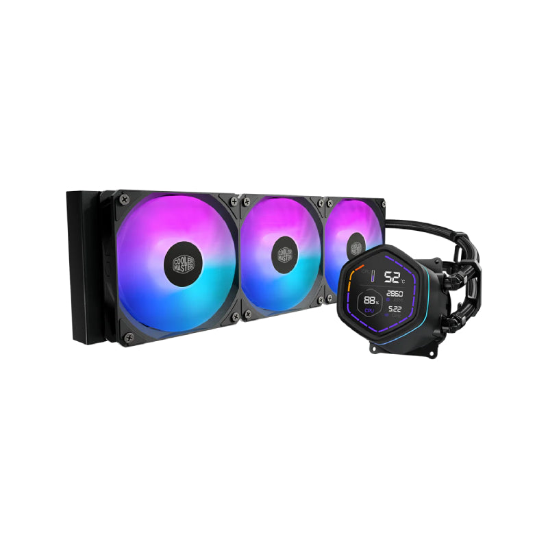 COOLER MASTER MasterLiquid Core Nex Digital Series Liquid Cooler - Black