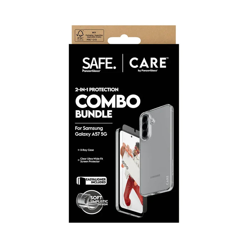 PanzerGlass 2-in-1 Protection Combo For Samsung Galaxy A57 - X-Ray Case / Clear Screen Protector