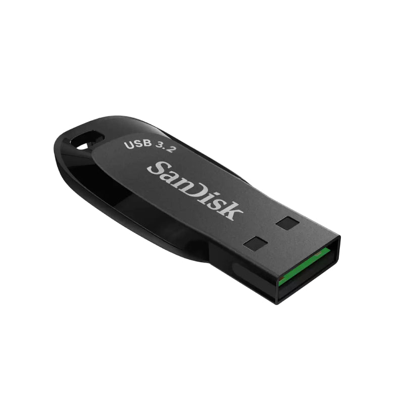 SanDisk Ultra Shift USB Flash Drive - 32GB / Up to 100MB/s / USB 3.2 Gen 1 / Black (SDCZ410A-032G-F46)