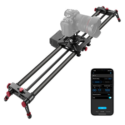 NEEWER ER1 Motorized Carbon Fiber Camera Slider with F750 Battery