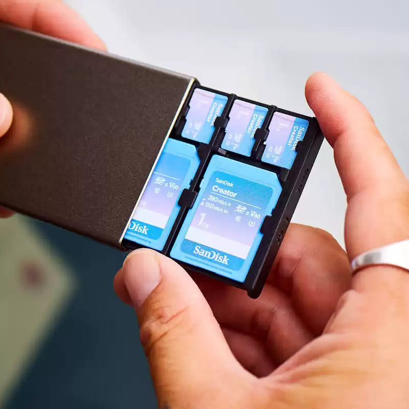 بطاقة SanDisk Creator SD UHS-II بطاقة 1 تيرابايت فوق إلى