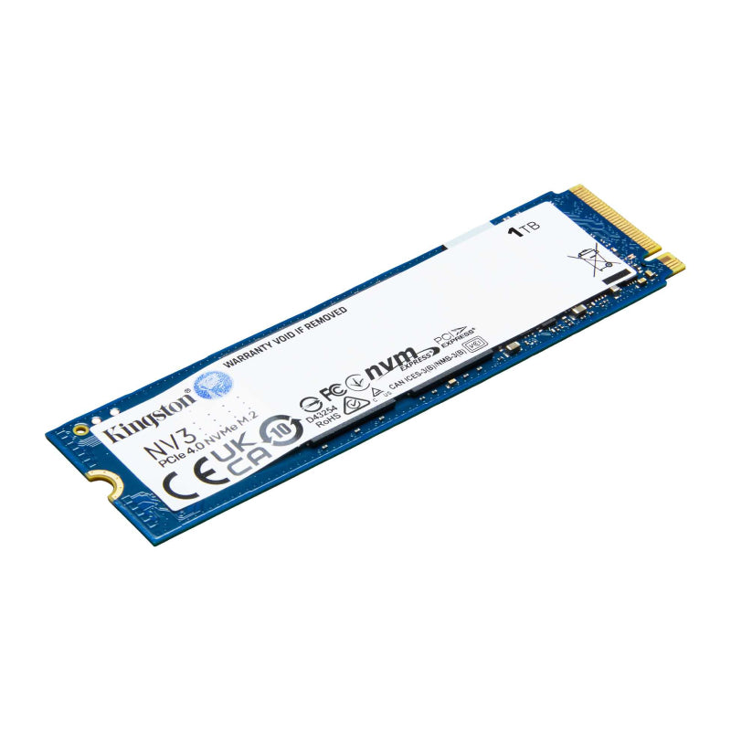Kingston NV3 - 1TB / Up to 6,000MB/s / PCIe 4.0 - SSD