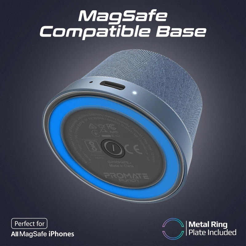 بلوتوث ميني عالي الدقة من PROMATE مع متوافق مع ماج سيف - أزرق داكن