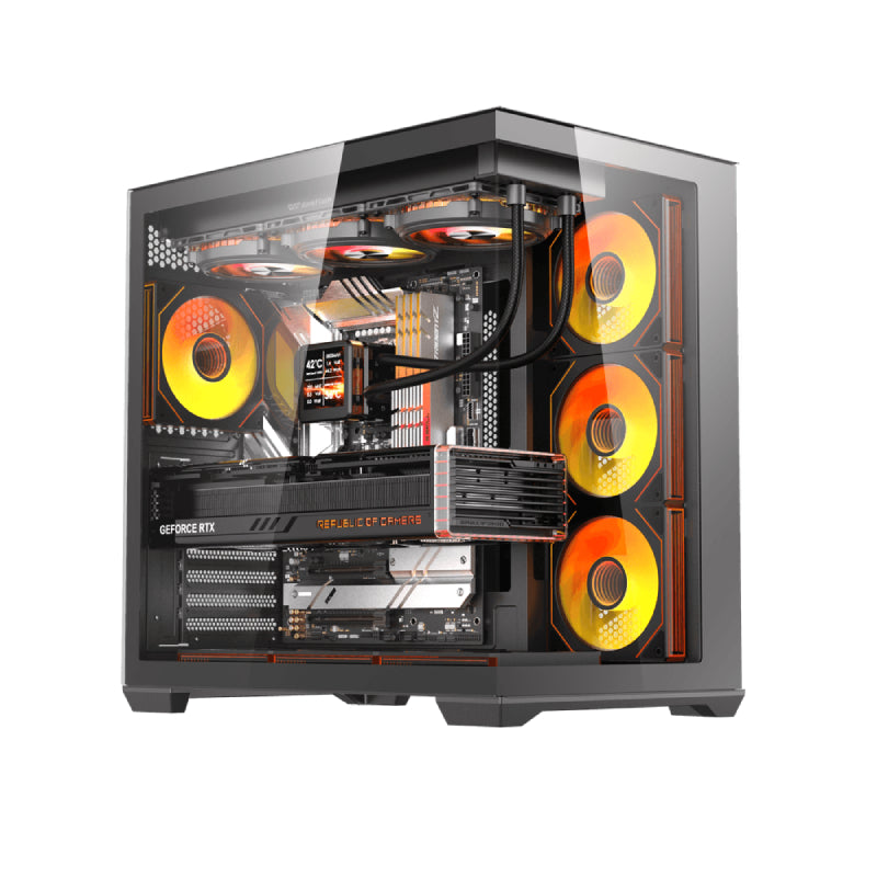 darkFlash Gaming PC - Intel Core i7-14700F / B760M DDR4 Motherboard / 16GB DDR4 RAM / 1TB (NVMe M.2 SSD) / RTX 5070 12GB Graphic Card / 750W Power Supply