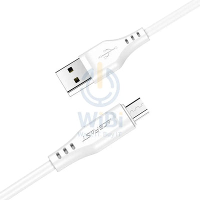 ACEFAST C3-09 USB-A to Micro-USB TPE charging data cable - White Accessories > Cables & Converters > Cables